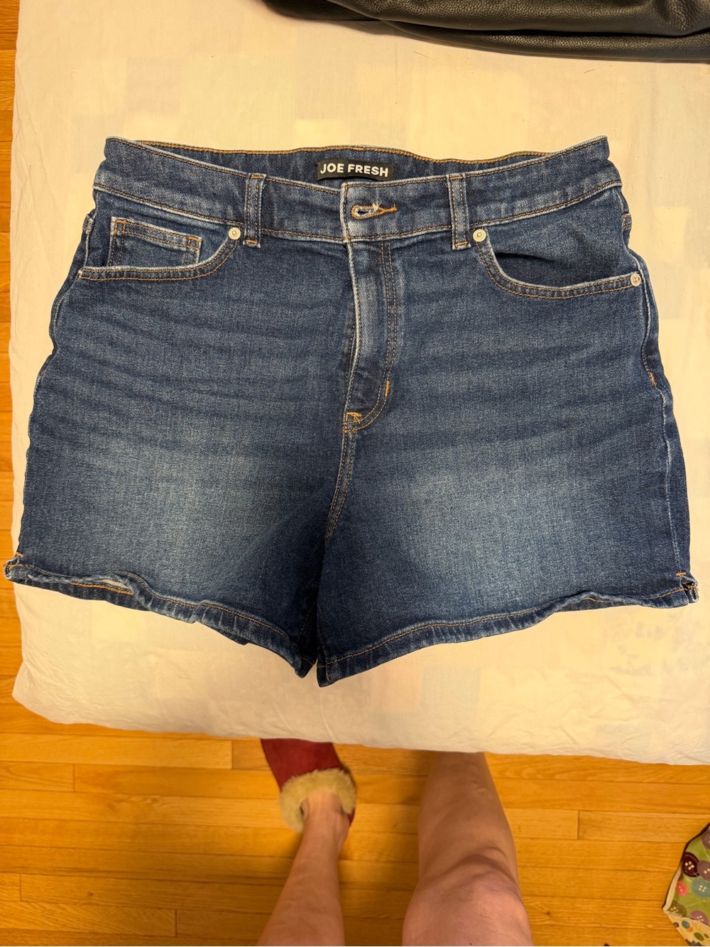Joe Fresh Medium Blue Denim Cutoff Shorts
